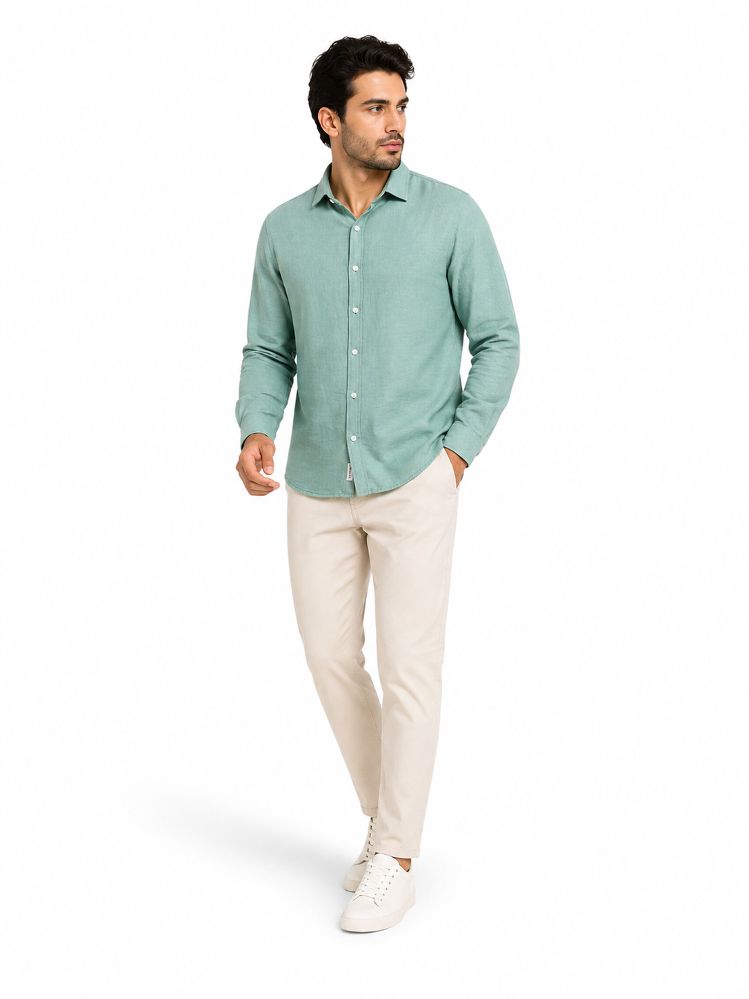 قميص مودرن كتان 2790