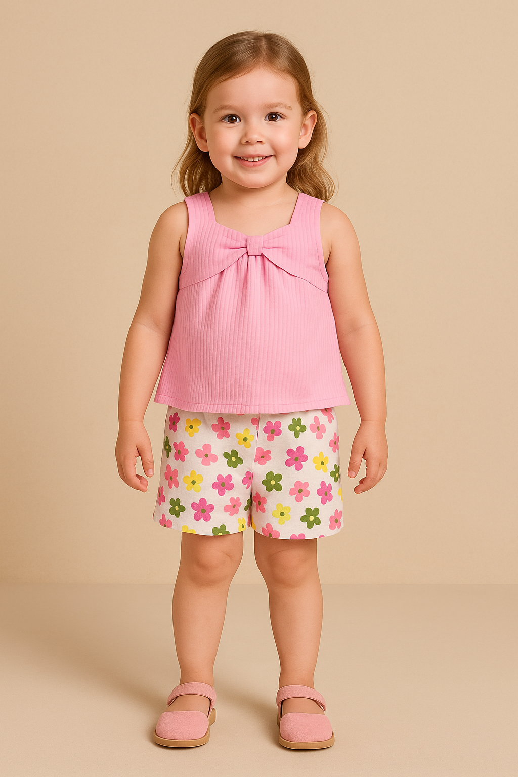 بلوزه +شورت بناتى G379 ميلون 6M-36M