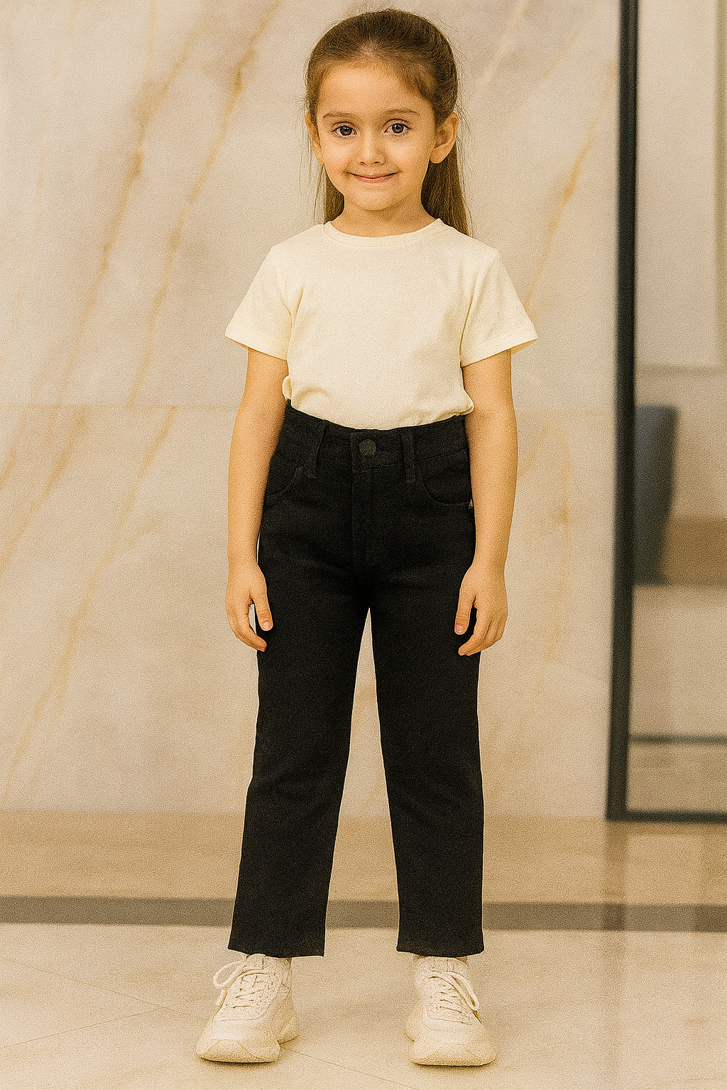 بنطلون جبردين بنات 4013