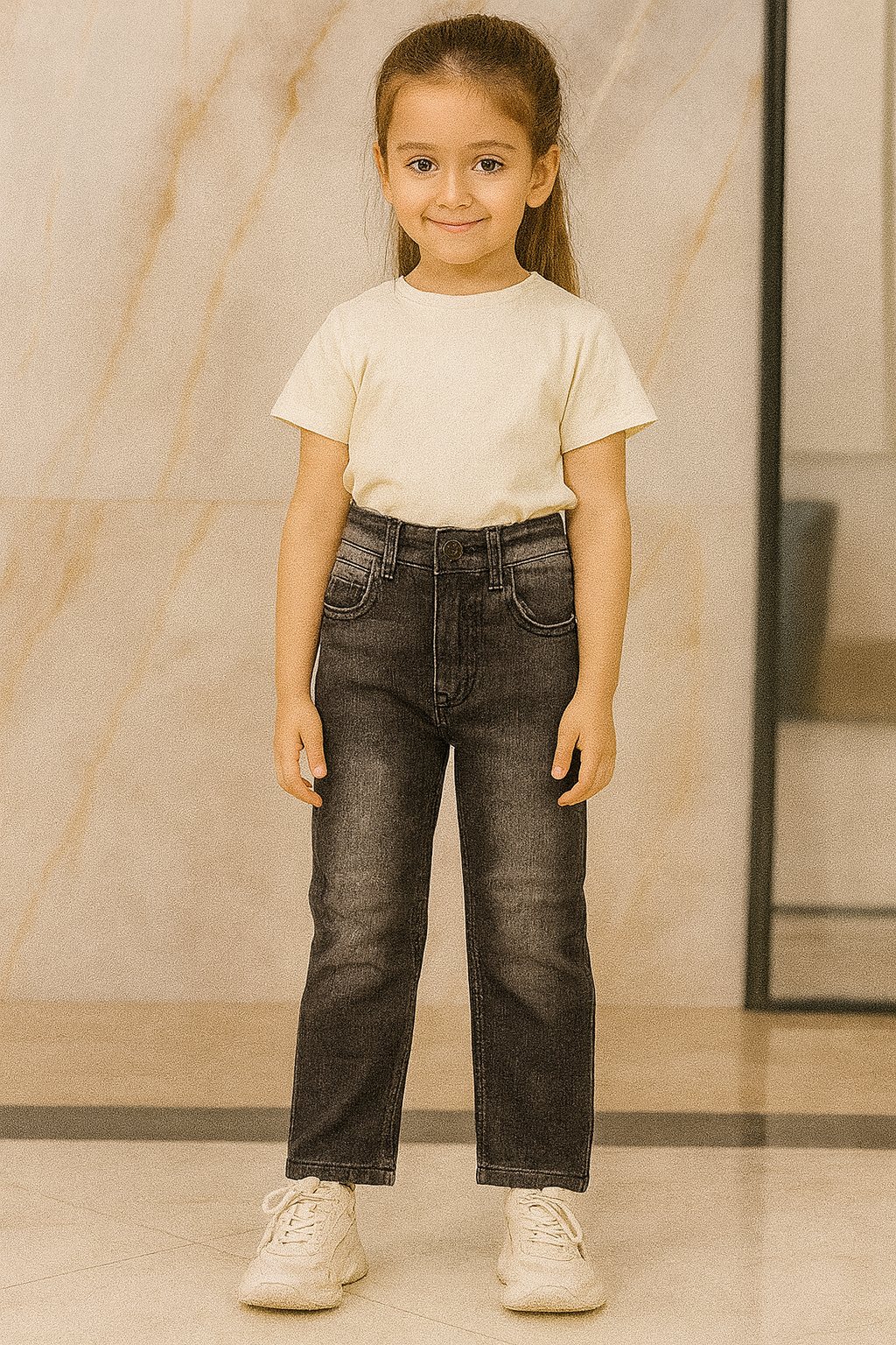 بنطلون شارستون بناتى 4105 JBS