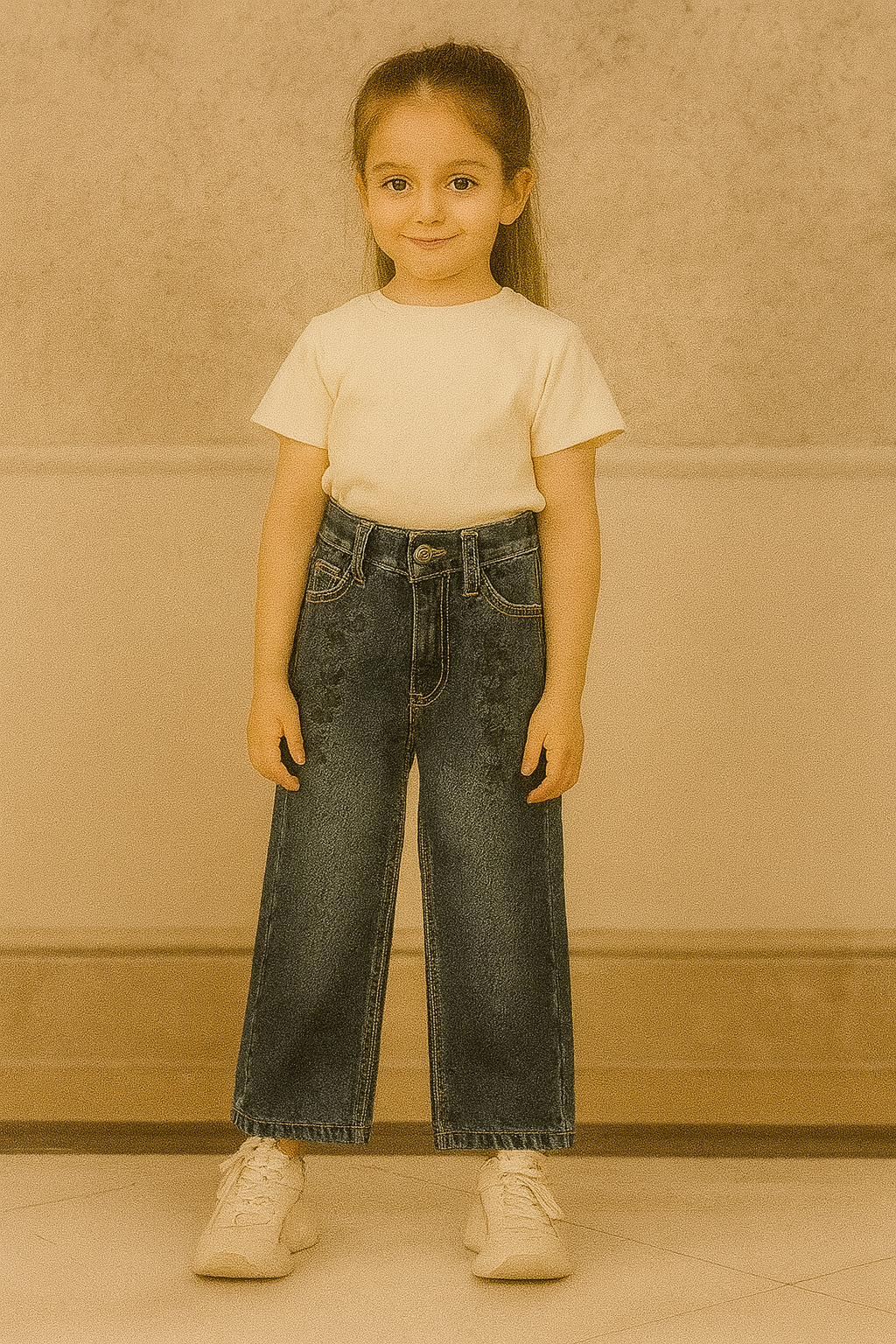 بنطلون جينز بناتى 4093 JBS