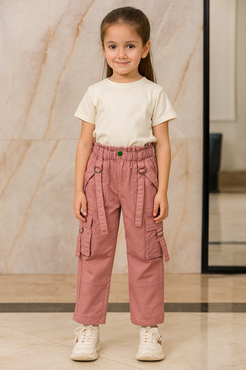 بنطلون بناتى جبردين 2191 AMB