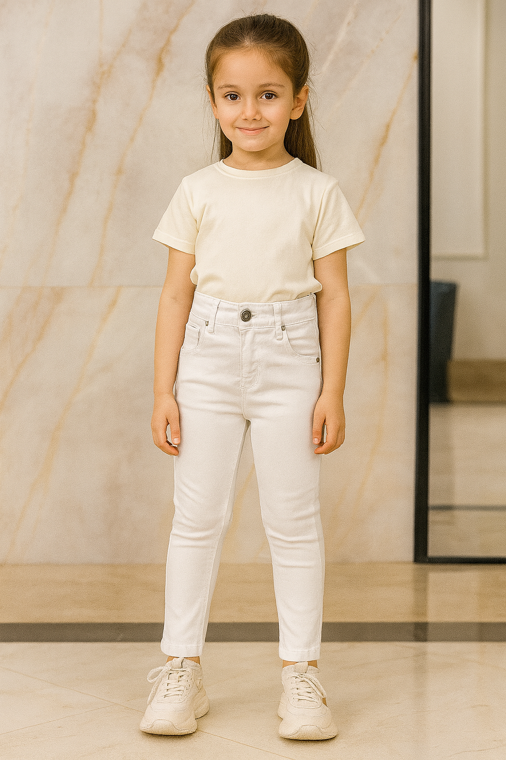 بنطلون بناتى جبردين 2044