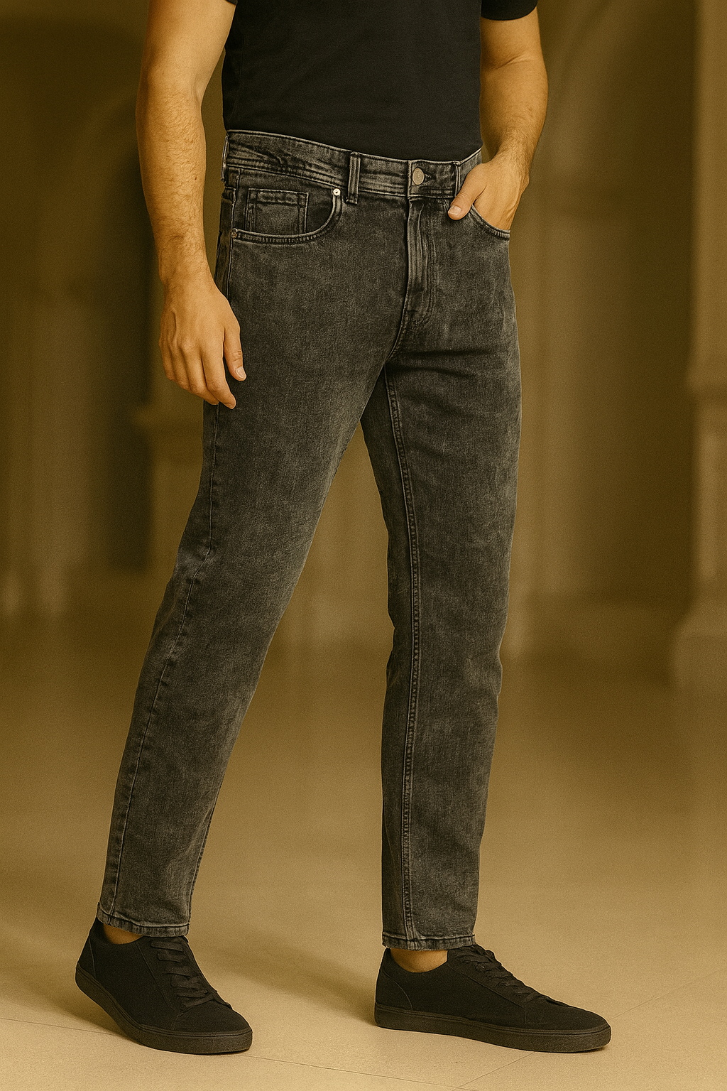 بنطلون نيجرو مو خاص 6209