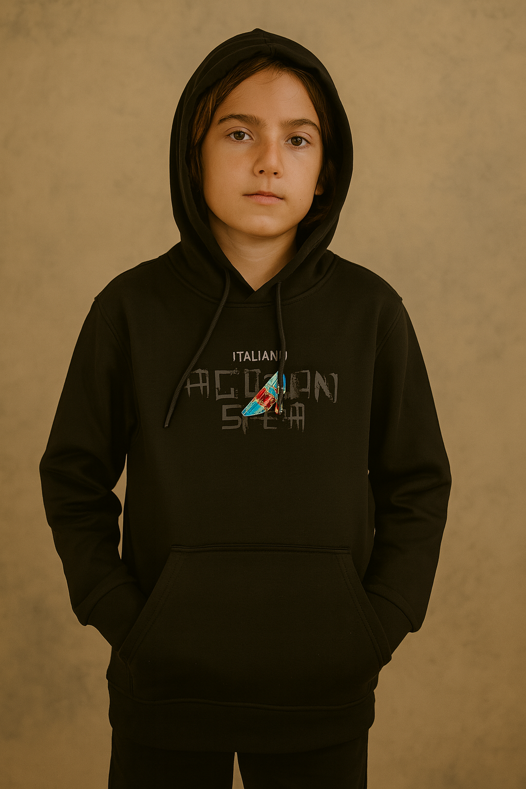 تيشرت اطفال ايطاليانو كابتشو مقفول 01585