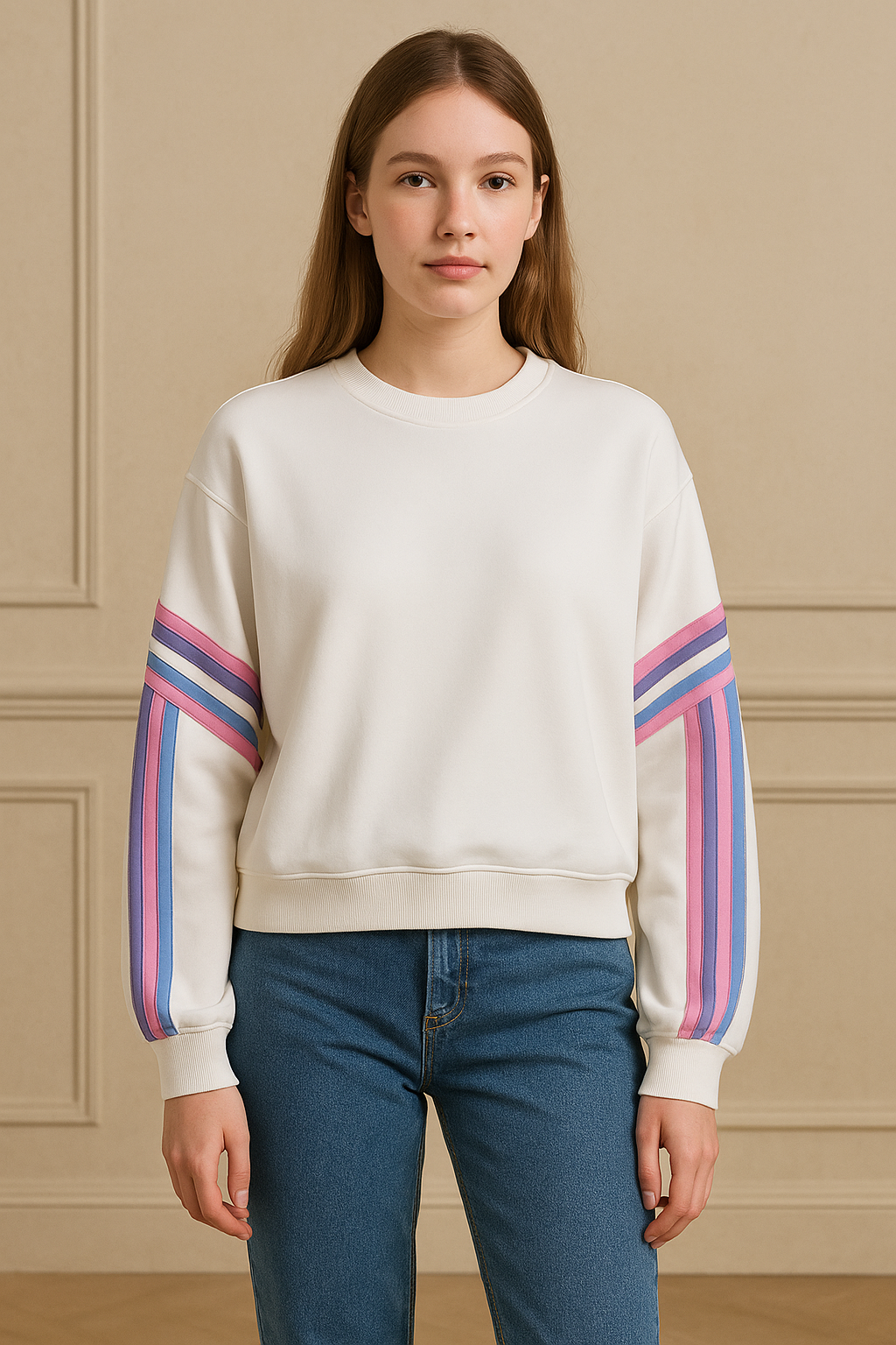 تيشرت بياقه وشرايط 8443 ماى جينز