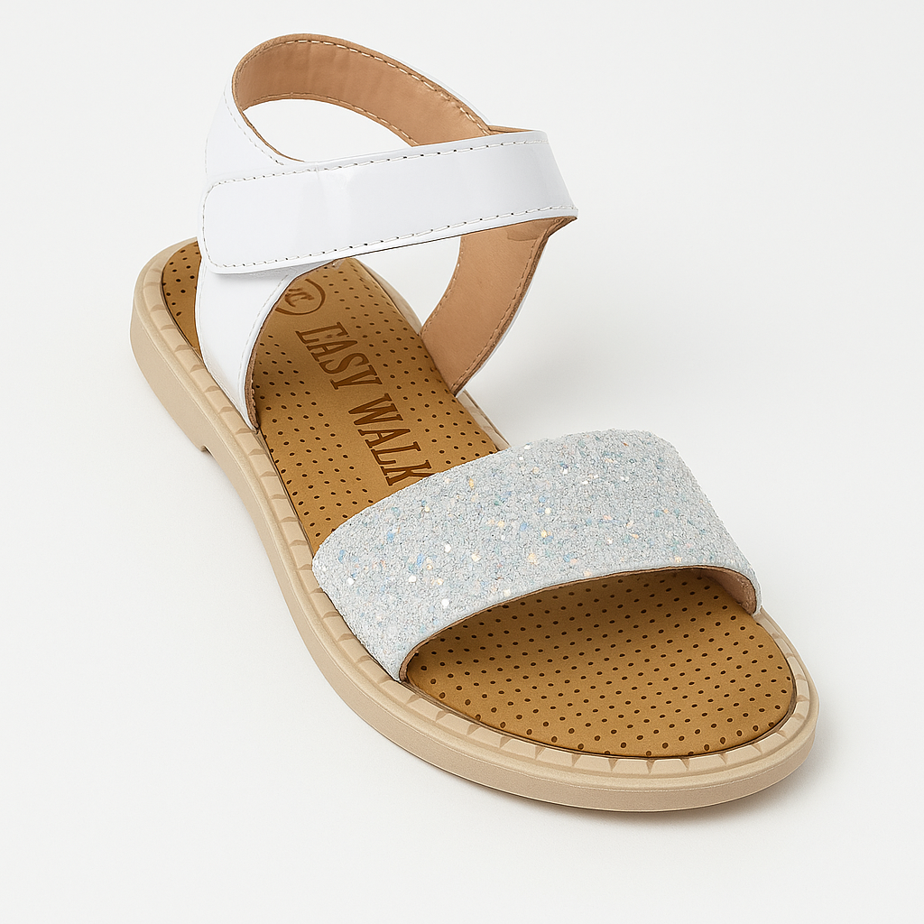 صندل بناتى ابيض  EW079