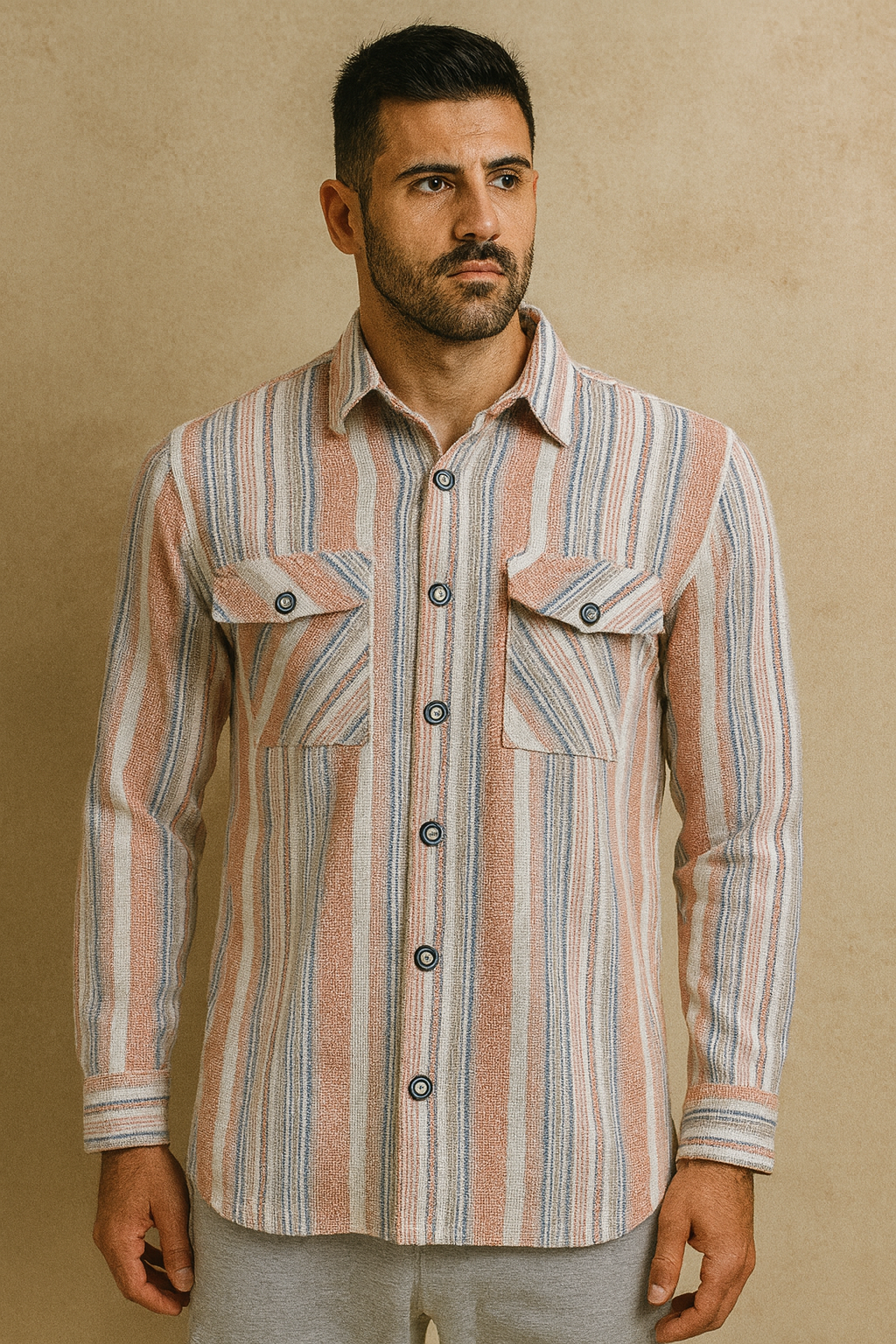 قميص شتوى ايطالينو كارو