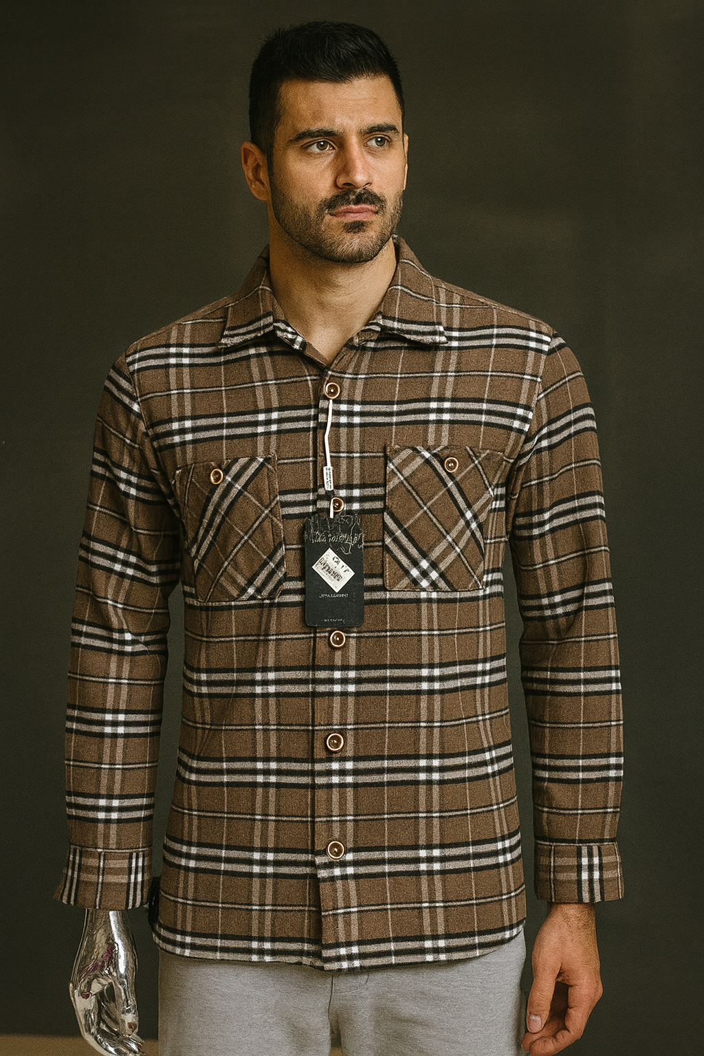 قميص شتوى ايطالينو كارو