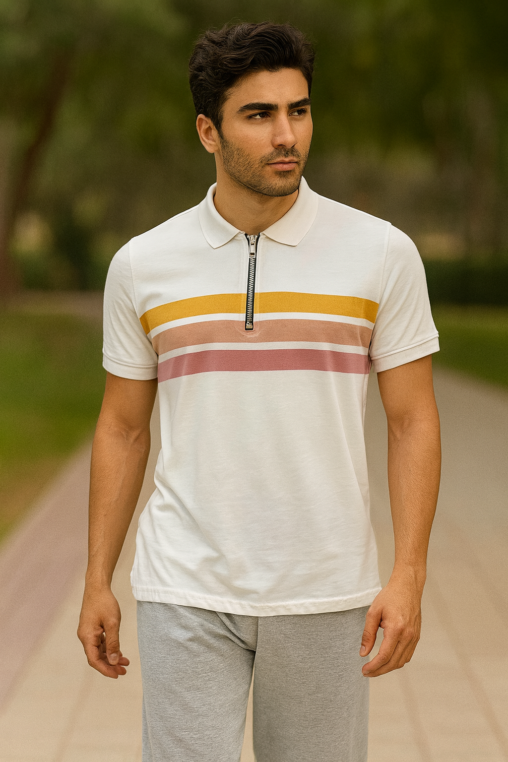 تيشرت بولو رجالى 528 NEW NAME