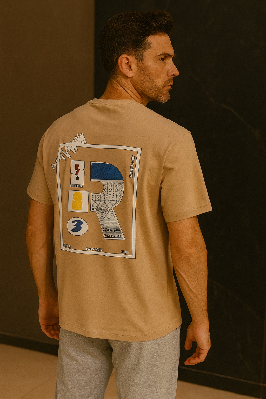 تيشرت بولفار رجالى wake up