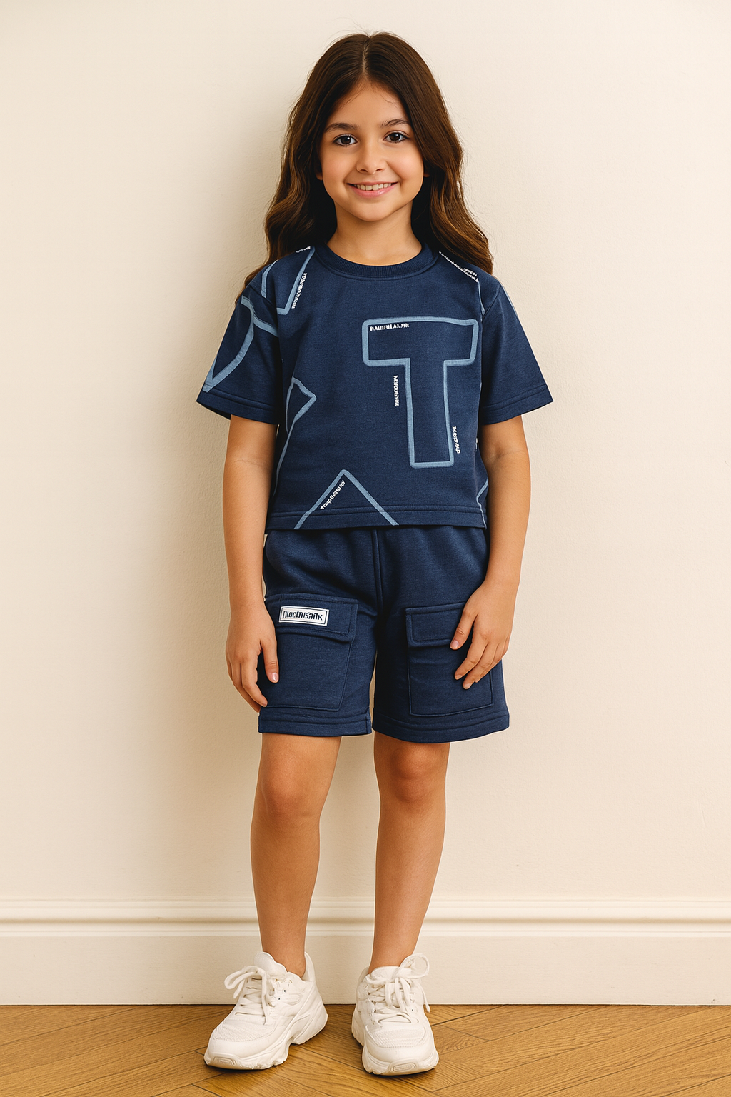 تيشرت +شورت B178  اولادى ميلون 3Y-7Y